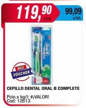 Maxiconsumo Cepillo dental oral b complete oferta