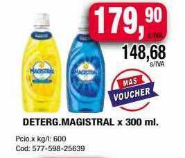 Maxiconsumo Deterg. magistral oferta