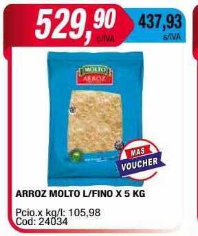 Maxiconsumo Arroz molto l fino oferta