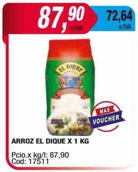 Maxiconsumo Arroz el dique oferta
