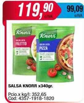 Maxiconsumo Salsa knorr oferta