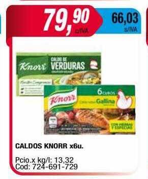 Maxiconsumo Caldos knorr oferta