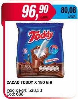 Maxiconsumo Cacao toddy oferta
