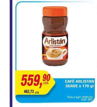 Maxiconsumo Café arlistan suave oferta