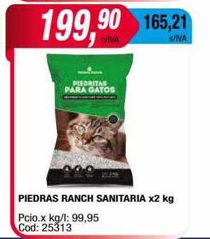 Maxiconsumo Piedras ranch sanitaria oferta
