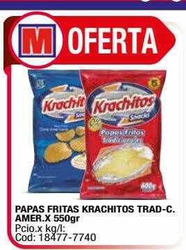 Maxiconsumo Papas fritas krachitos trad-c. amer. oferta