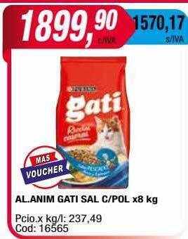 Maxiconsumo Al.anim gati sal c pol oferta