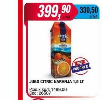 Maxiconsumo Jugo citric naranja oferta