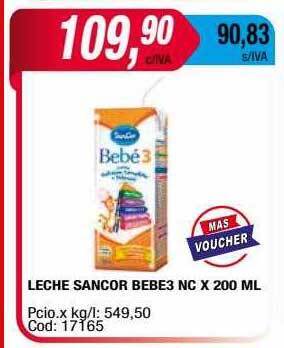 Maxiconsumo Leche sancor bebe3 nc oferta