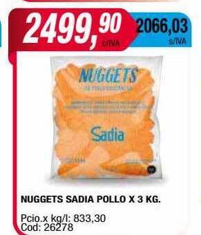 Maxiconsumo Nuggets sadia pollo oferta