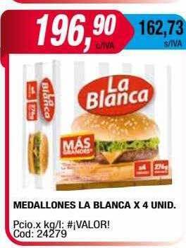 Maxiconsumo Medallones la blanca oferta