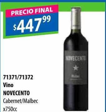 Micropack Vino novecento cabernet malbec oferta
