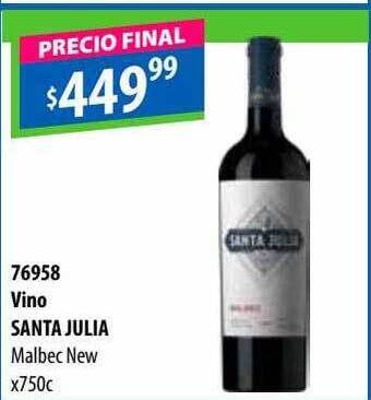 Micropack Vino santa julia malbec new oferta