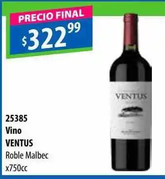 Micropack Vino ventus roble malbec oferta
