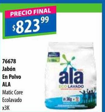 Micropack Jabón en polvo ala oferta