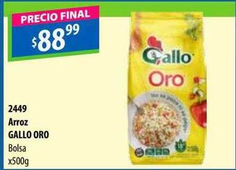 Micropack Arroz gallo oro oferta
