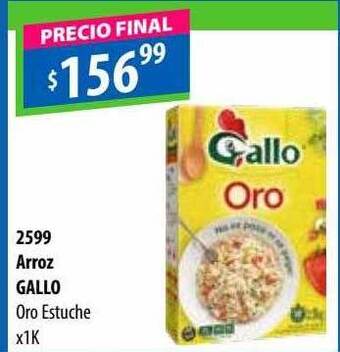 Micropack Arroz gallo oro estuche oferta