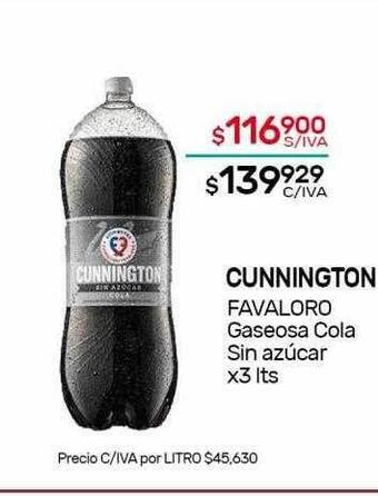 Nini Mayorista Cunnington favaloro gaseosa cola sin azúcar oferta