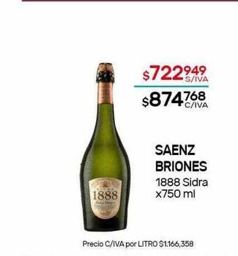 Nini Mayorista Saenz briones 1888 sidra oferta