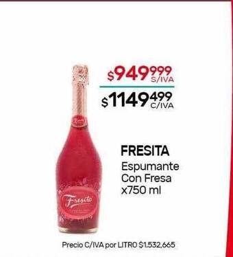 Nini Mayorista Fresita espumante con fresa oferta