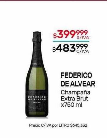 Nini Mayorista Federico de alvear champaña extra brut oferta