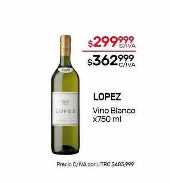 Nini Mayorista Lopez vino blanco oferta