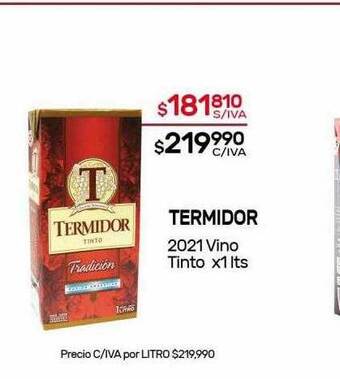 Nini Mayorista Termidor 2021 vino tinto oferta