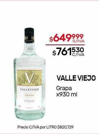 Nini Mayorista Valle viejo grapa oferta