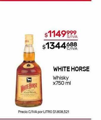 Nini Mayorista White horse whisky oferta