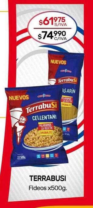 Nini Mayorista Terrabusi fideos oferta