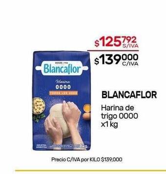 Nini Mayorista Blancaflor harina de trigo oferta