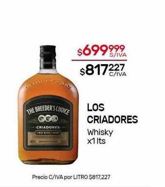 Nini Mayorista Los criadores whisky oferta