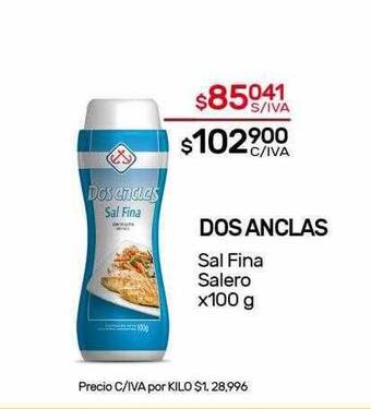 Nini Mayorista Dos anclas sal fina salero oferta
