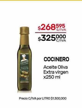 Nini Mayorista Cocinero aceite oliva extra virgen oferta