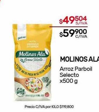 Nini Mayorista Molinos ala arroz parboil selecto oferta
