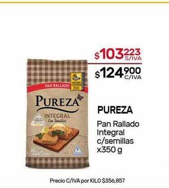 Nini Mayorista Pureza pan rallado integral c semillas oferta