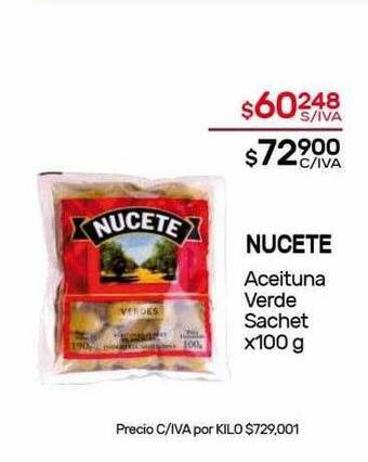 Nini Mayorista Nucete aceituna verde oferta