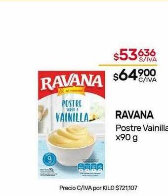 Nini Mayorista Ravana postre vainilla oferta