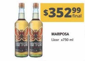 Nini Mayorista Mariposa licor oferta