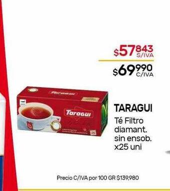 Nini Mayorista Taragui té filtro diamant. sin ensob. oferta