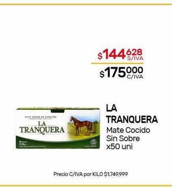 Nini Mayorista La tranquera mate cocido sin sobre oferta