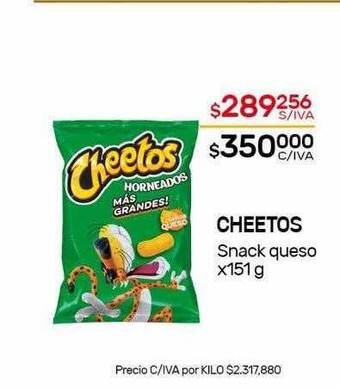 Nini Mayorista Cheetos snack queso oferta