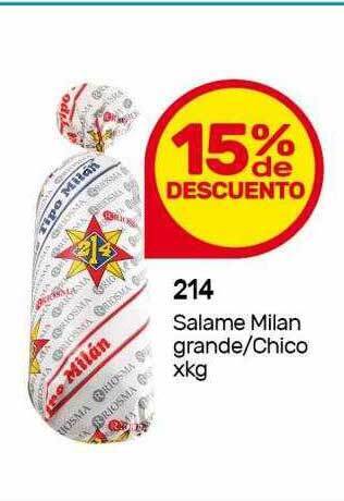 Nini Mayorista 214 salame milan grande chico oferta
