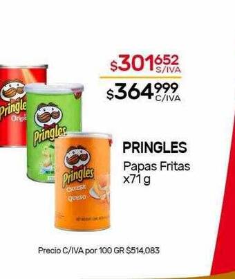 Nini Mayorista Pringles papas fritas oferta