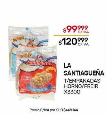 Nini Mayorista La santiagueña t empanadas horno freir oferta