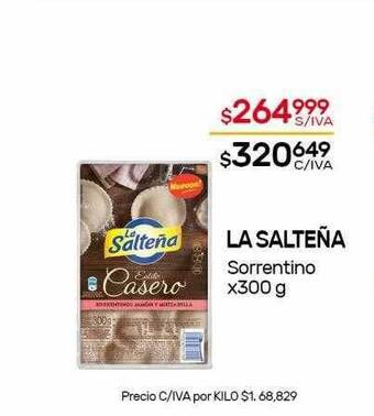 Nini Mayorista La salteña sorrentino oferta