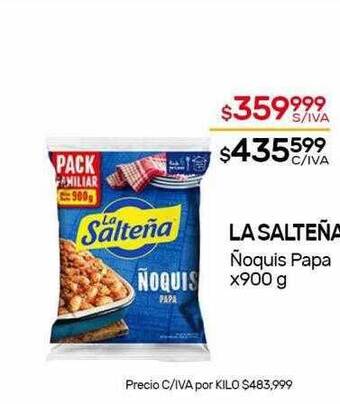 Nini Mayorista La salteña ñoquis papa oferta