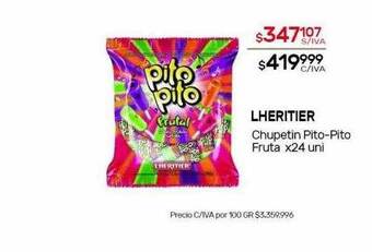 Nini Mayorista Lheritier chupetin pito-pito fruta oferta