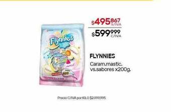 Nini Mayorista Flynnies caram.mastic. vs. sabores oferta