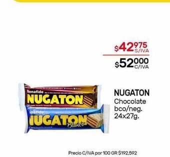 Nini Mayorista Nugaton chocolate bco neg. oferta